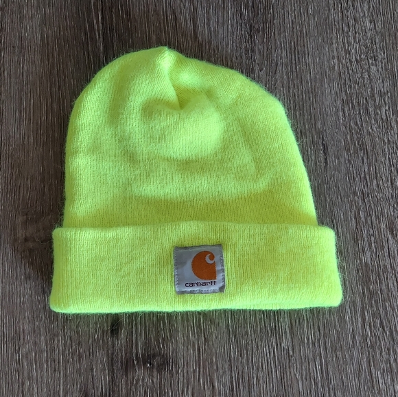 Carhartt Accessories Carhartt Neon Yellow Beanie Poshmark